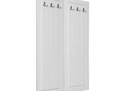 Wand Garderobe Ständer Garderobenständer Diele Hacken Holz Aufhänger Landhaus